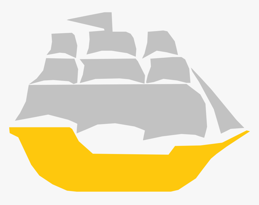 This Free Icons Png Design Of Pirate Ship Refixed , - Ship Clipart Black And White, Transparent Png, Free Download