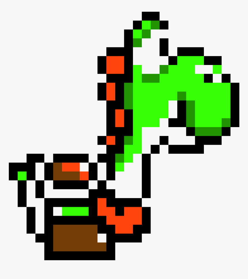 Yoshi Pixel Art, HD Png Download, Free Download