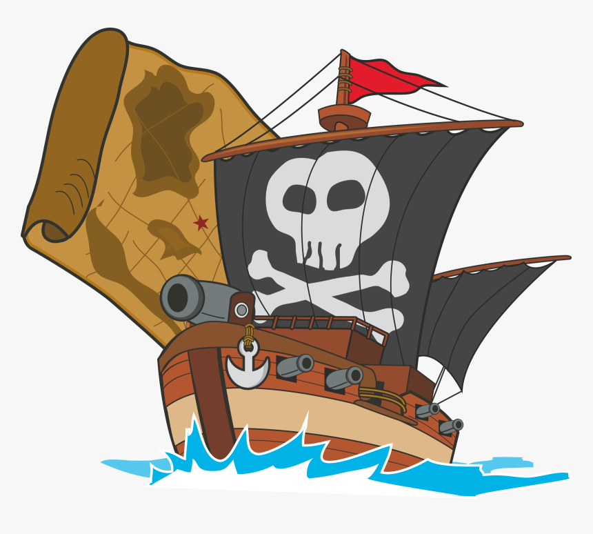 Pirate Ship - Pirate Ship Clipart Png, Transparent Png, Free Download