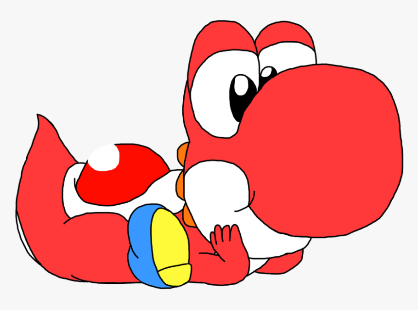 Red Yoshi, HD Png Download, Free Download