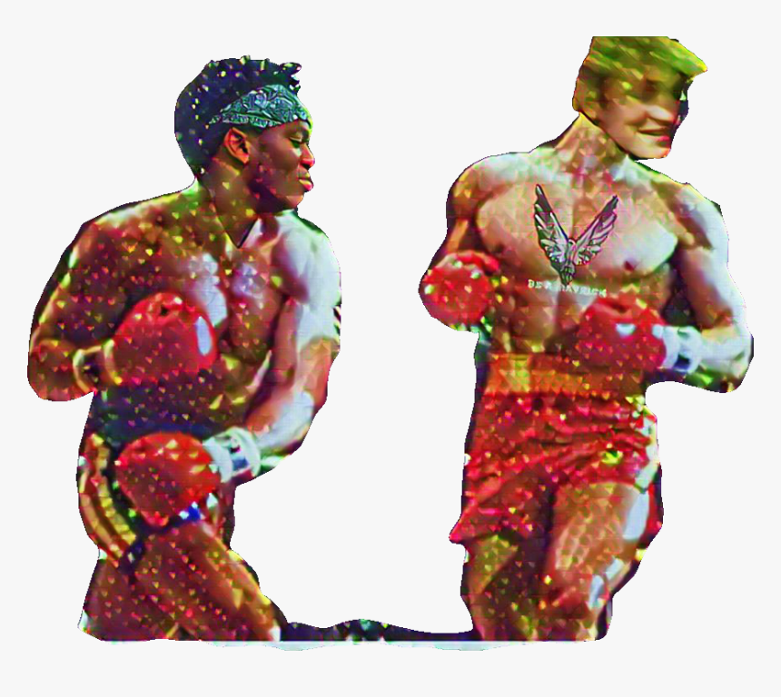 Boxing Ksi Vs Logan Paul Illustration Hd Png Download Kindpng