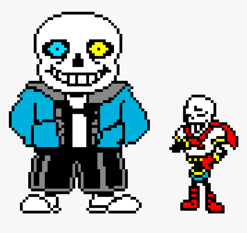 Sans And Papyrus - Sans Undertale Pixel, HD Png Download, Free Download