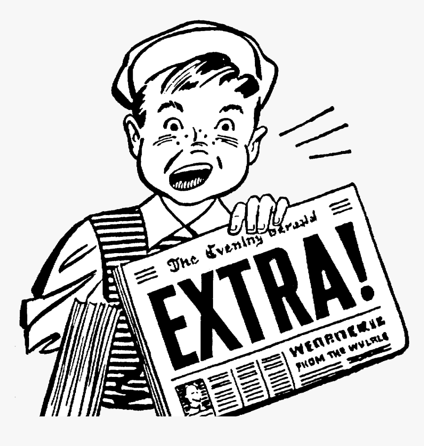 Extra Extra Read All About It Gif, HD Png Download, Free Download