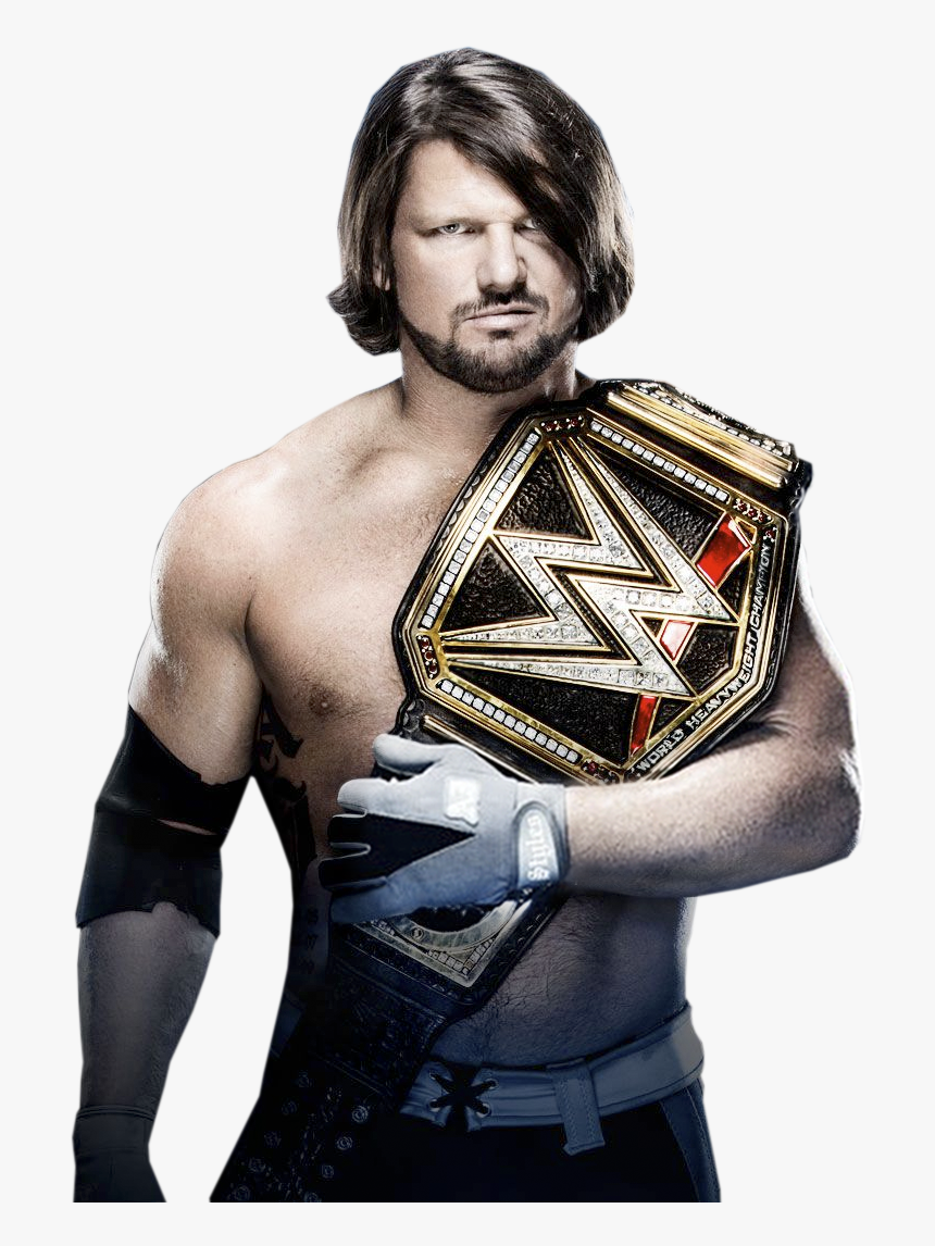 Aj Styles , Png Download - Aj Styles Png Wwe Championship, Transparent Png, Free Download