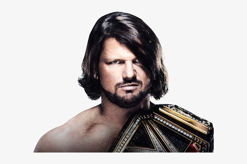 Png Aj Styles Champion Wwe, Transparent Png, Free Download