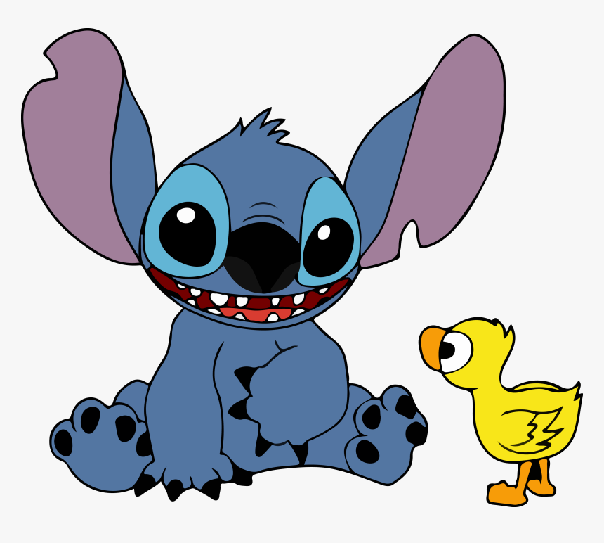 Stitch And Duck Vector By Flightfeatherstudio On Newgrounds - Lilo Y Stitch Vector, HD Png Download, Free Download