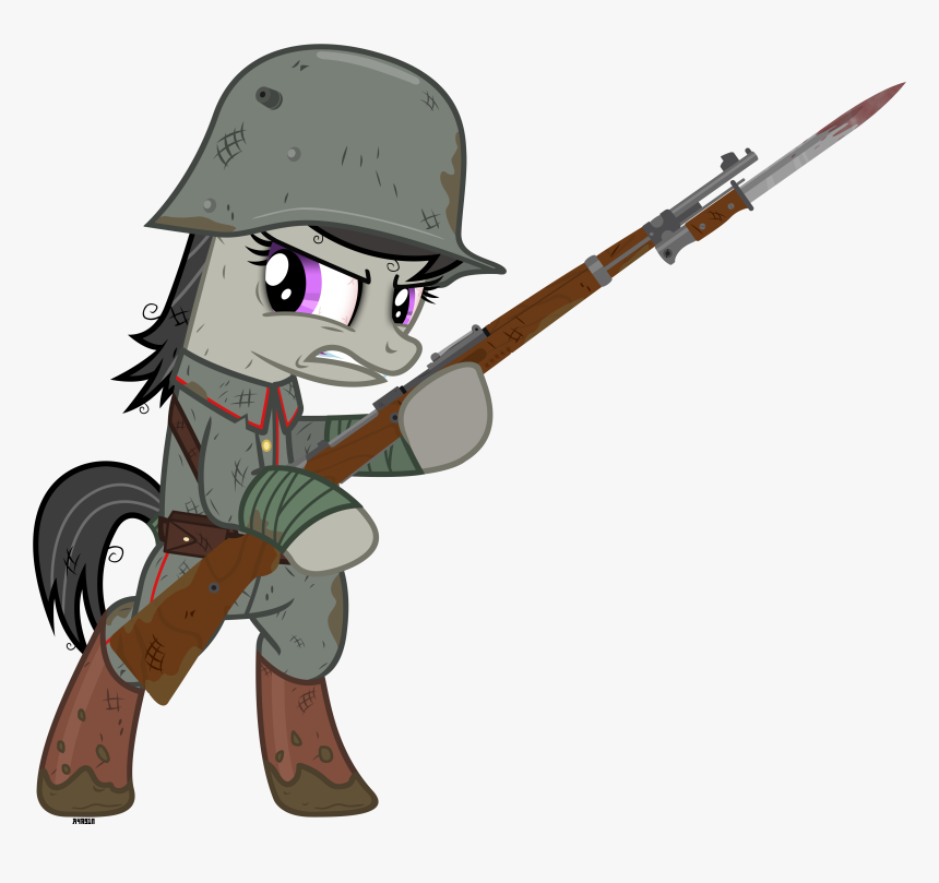 Kb, 4430x4030, Wwpone ) - Pony Battlefield 1 (4430x4030), - Mlp Octavia Ww1, HD Png Download, Free Download