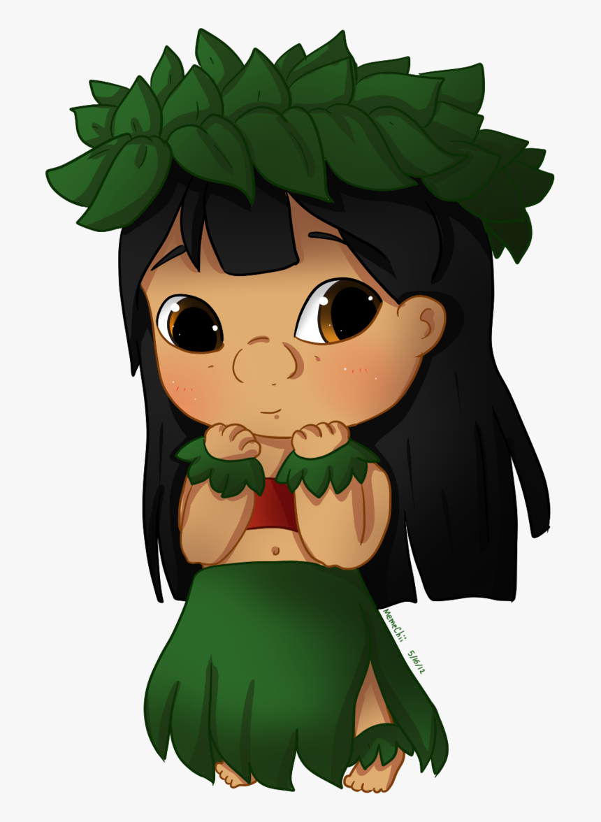 Hd Hawaiana Kawaii Dibujos - Lilo Y Stitch Kawaii, HD Png Download, Free Download