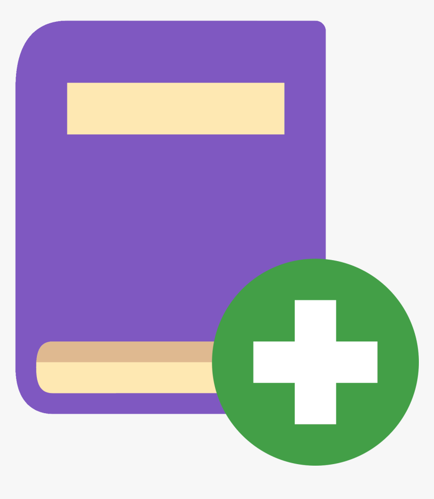 Add Book Icon - Add Book Icon Png, Transparent Png, Free Download