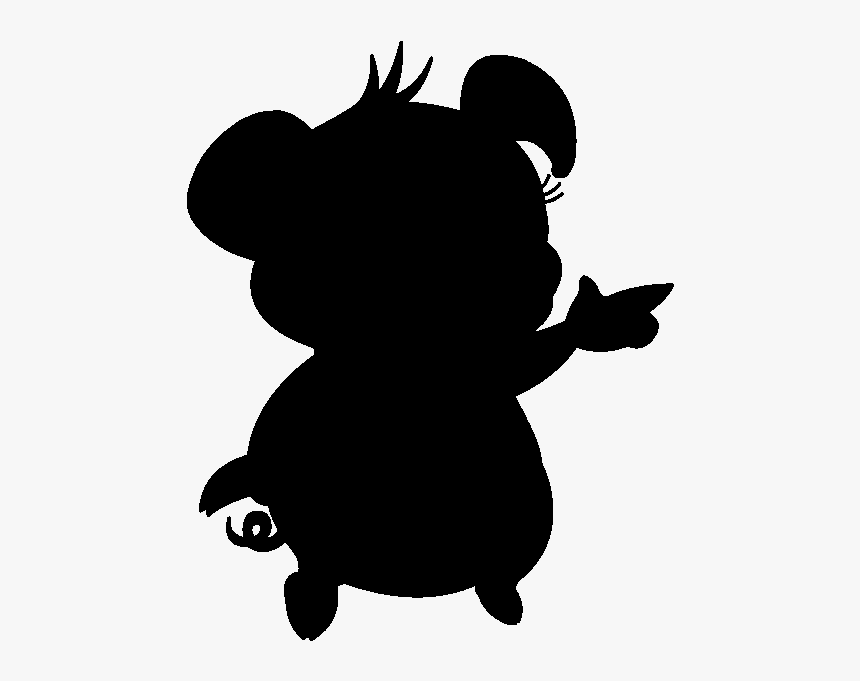 Stitch Silhouette Drawing Image The Walt Disney Company - Silhouette Lilo Et Stitch, HD Png Download, Free Download