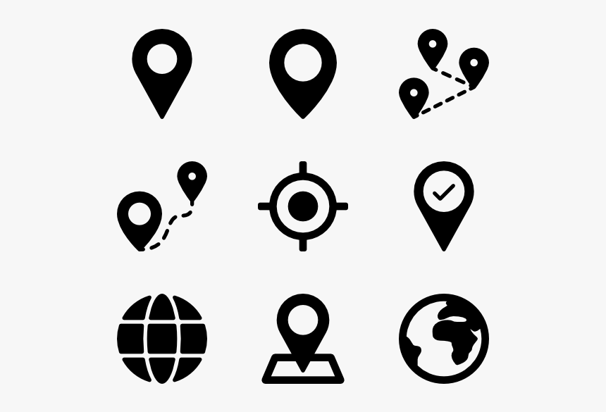 Icon Packs Vector - Location Flat Icon Map, HD Png Download, Free Download