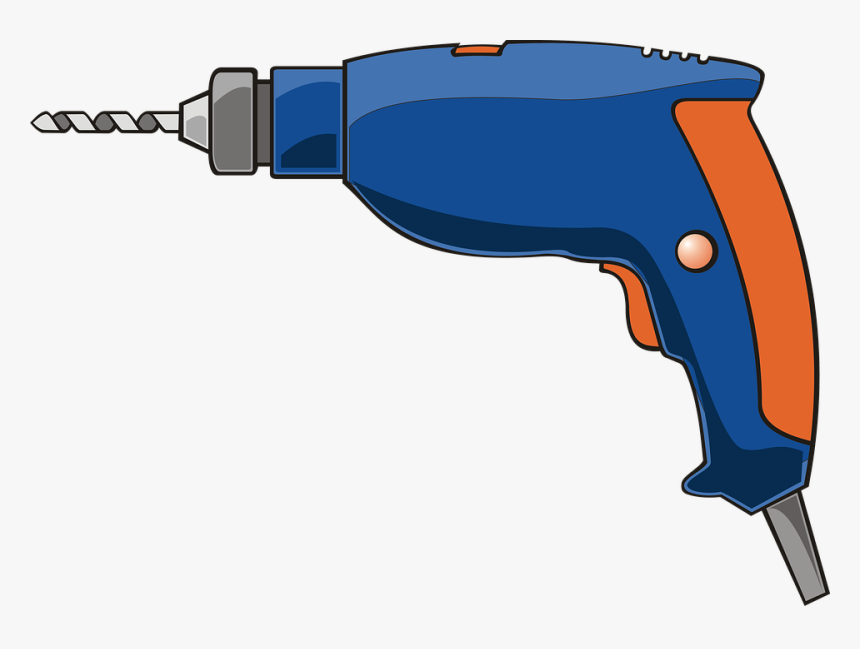 Drill,clip Art,tool - Electric Drill Clip Art, HD Png Download, Free Download