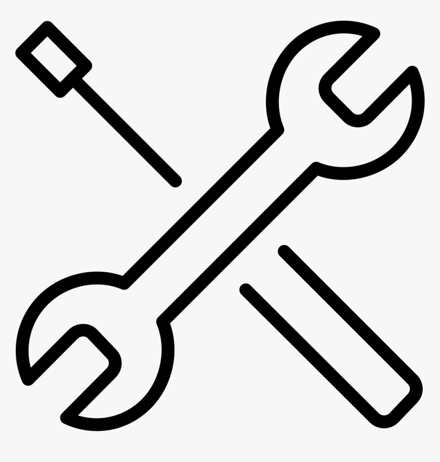 Tools-2 Wrench Screwdriver - Wrench And Screwdriver Png, Transparent Png, Free Download