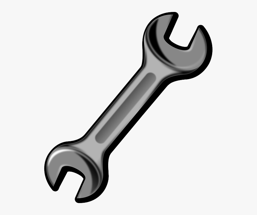 Tools Clip Art At Clker Com V - Wrench Clipart, HD Png Download, Free Download