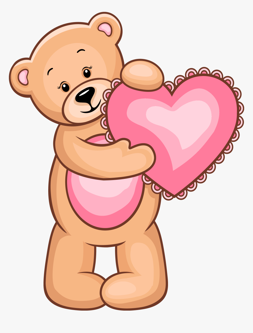 teddy bear pictures with heart