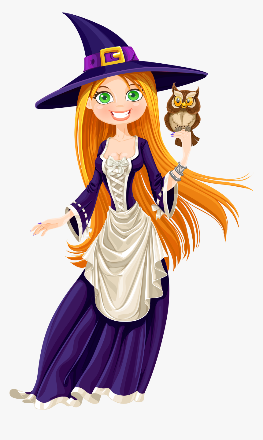 With Owl Png Gallery - Cartoon Witch Images Free, Transparent Png, Free Download