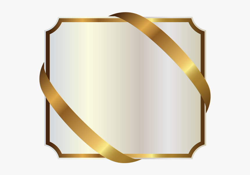 White And Gold Ribbons, HD Png Download, Free Download