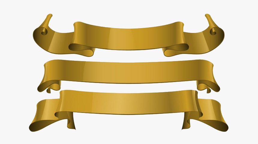 Gold Ribbon Png Download Image - Gold Anniversary Ribbon Transparent, Png Download, Free Download