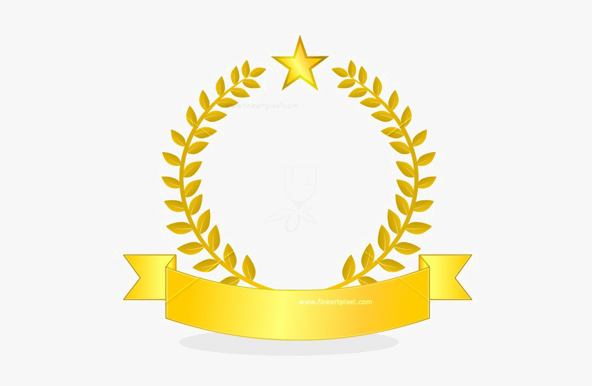 Golden Ribbon Png Picture Transparent Circle Logo Png Design Png Download Kindpng