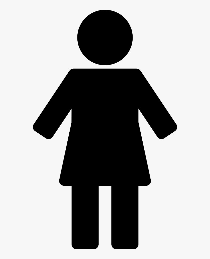 Woman Cartoon Silhouette Png, Transparent Png, Free Download