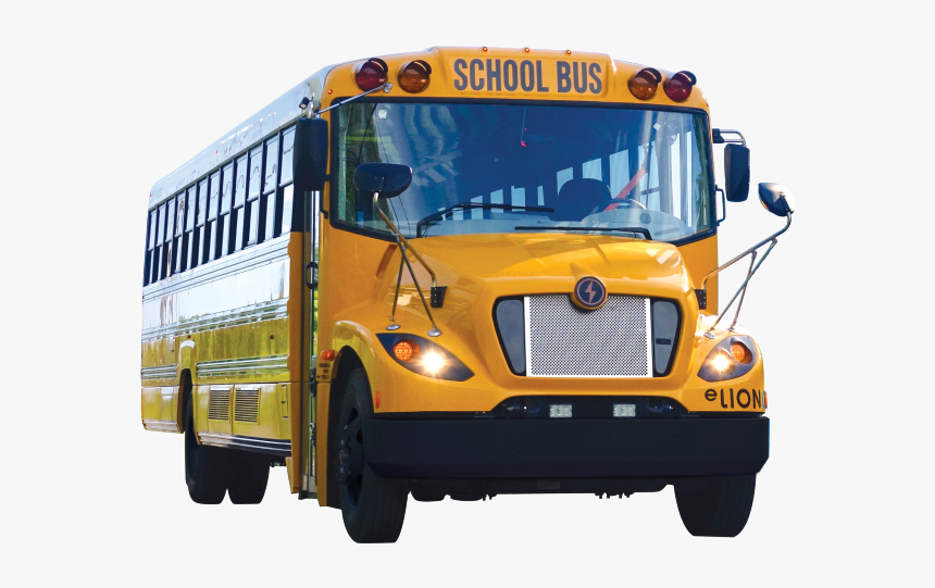 An Image Of A Yellow School Bus - Lion Electric Bus, HD Png Download, Free Download
