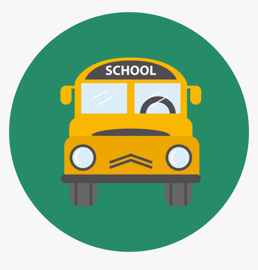 Transparent School Bus Clipart Png - School Bus Png Green, Png Download, Free Download