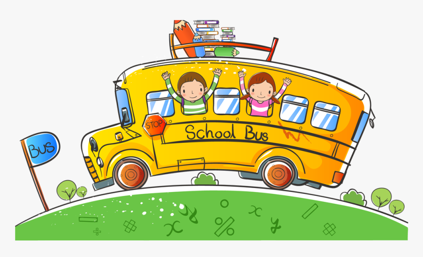 School Bus Clip Art - School Bus Illustration Png, Transparent Png, Free Download