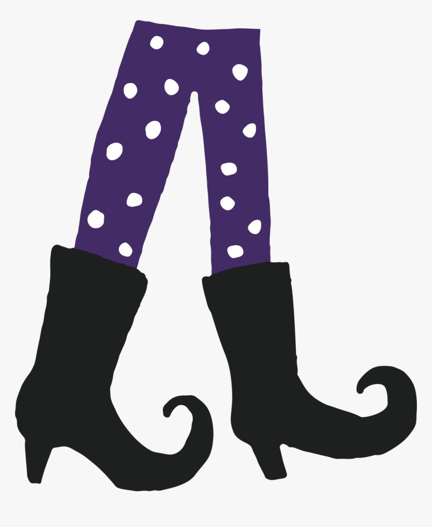 Witch"s Feet Svg Cut File - Witch Boots Svg, HD Png Download, Free Download