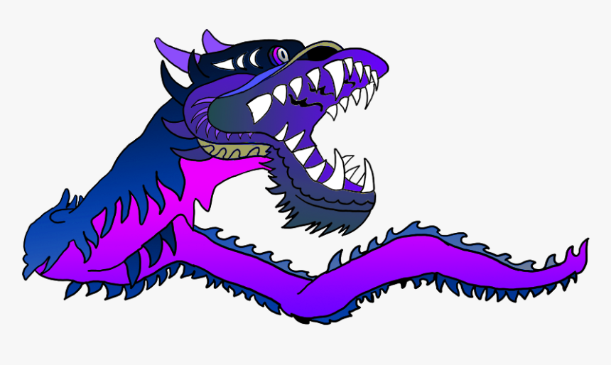 Purple Chinese Dragon - Chinese Dragon Gif Png, Transparent Png, Free Download