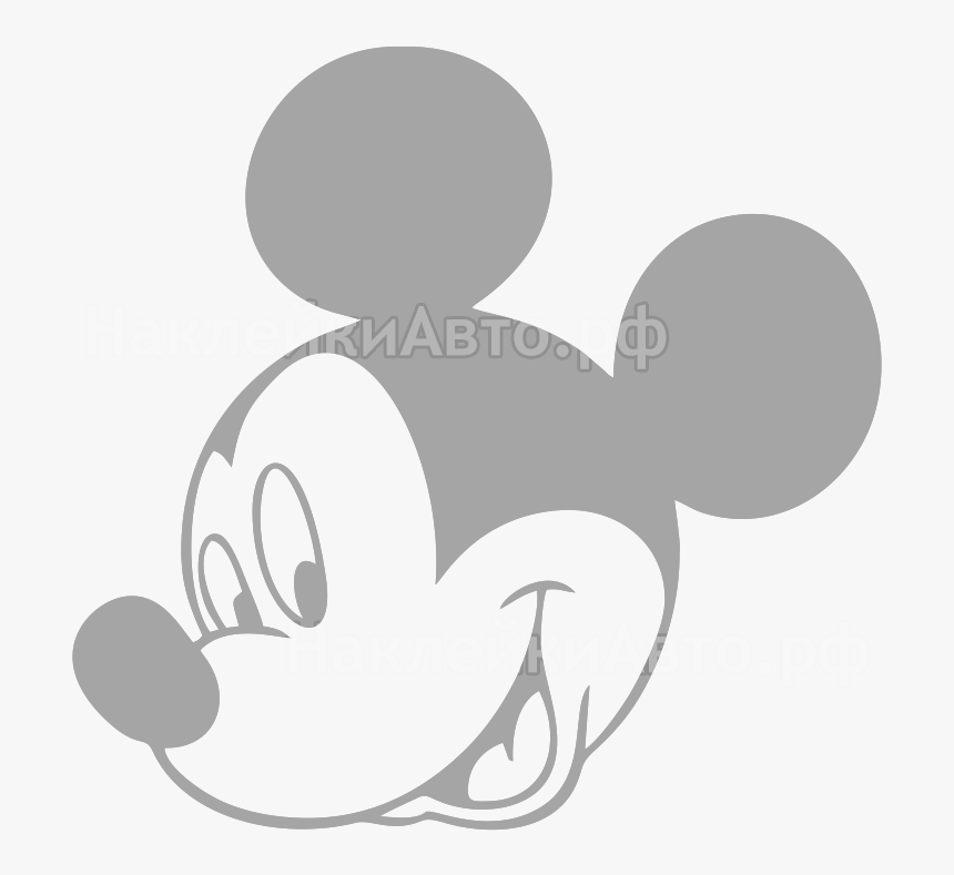 Mickey Silhouette With Sunglasses - Mickey Mouse Icon Png, Transparent Png, Free Download