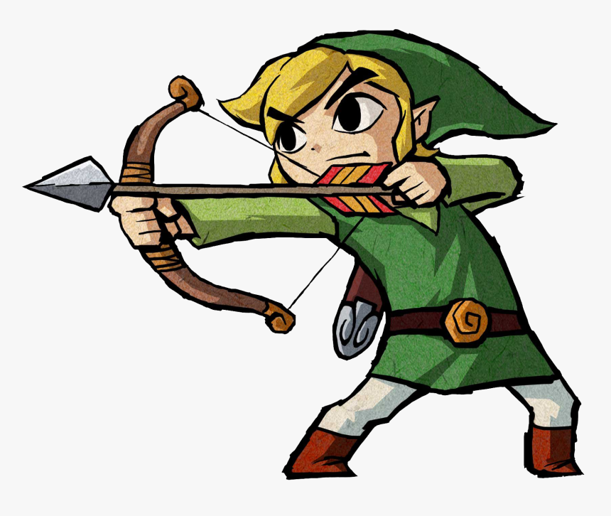 Zelda Link Png Transparent - Link Wind Waker Bow, Png Download, Free Download