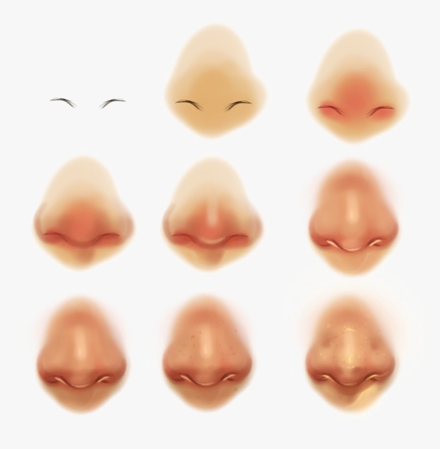 Nose Transparent Images - Semi Realistic Nose, HD Png Download, Free Download