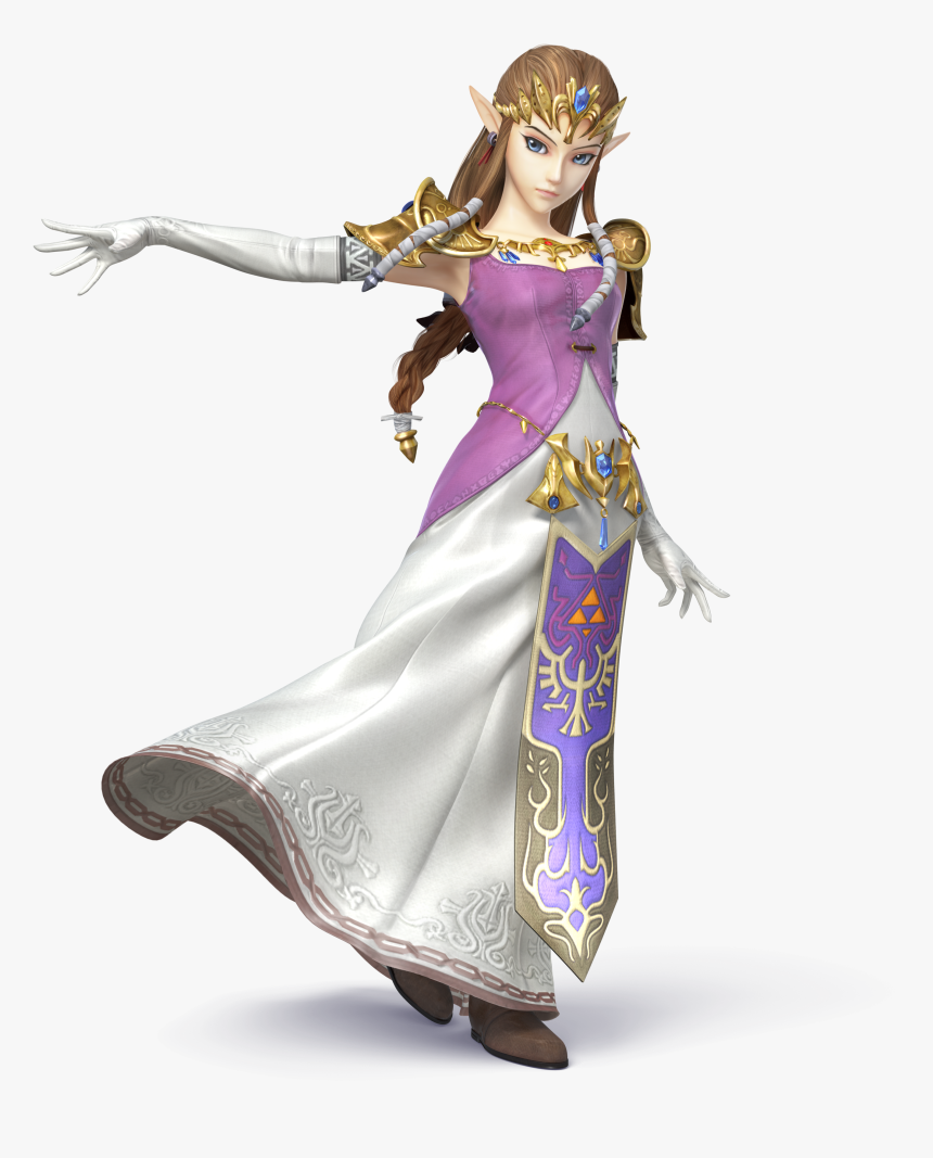 Collection Of Free Zelda Transparent Ssb4 - Zelda Super Smash Bros Wii U, HD Png Download, Free Download