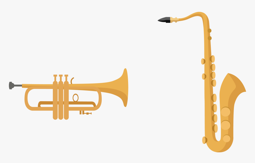 Transparent Sax Clipart - Cartoon Saxophone Png Transparent Background, Png Download, Free Download