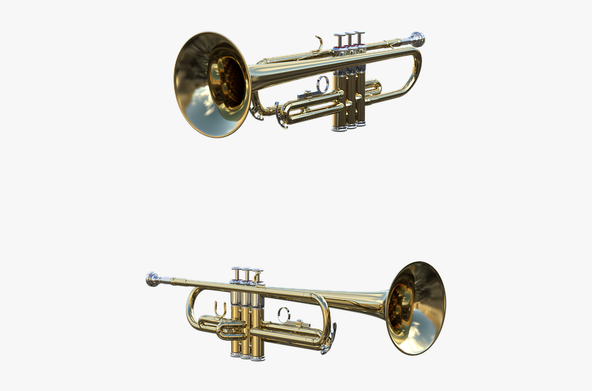 Musical, Instruments, Trumpet, Play, Band, Melody - Trompetas Png, Transparent Png, Free Download