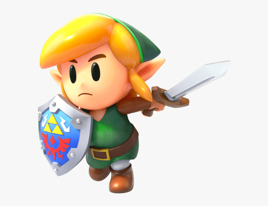 Nswitch Zeldalinksawakening Char Link Attack - Link's Awakening Art Book, HD Png Download, Free Download