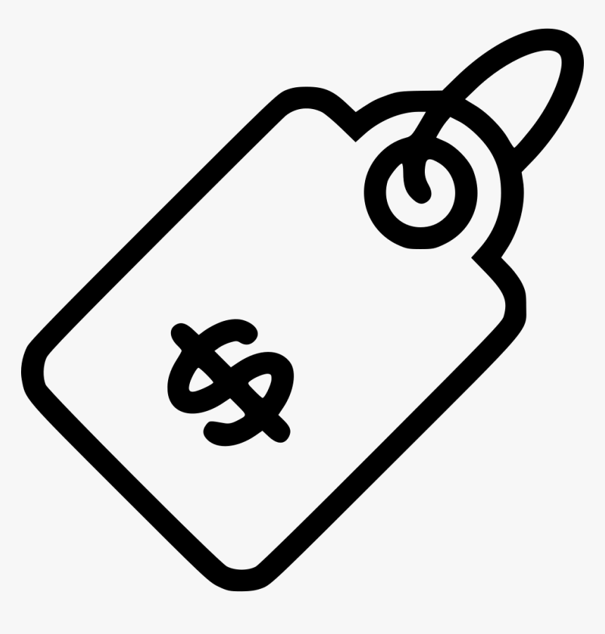 Graphic Free Stock Tag Dollar Commerce Svg Icon Free - Price Tag Clipart Png, Transparent Png, Free Download