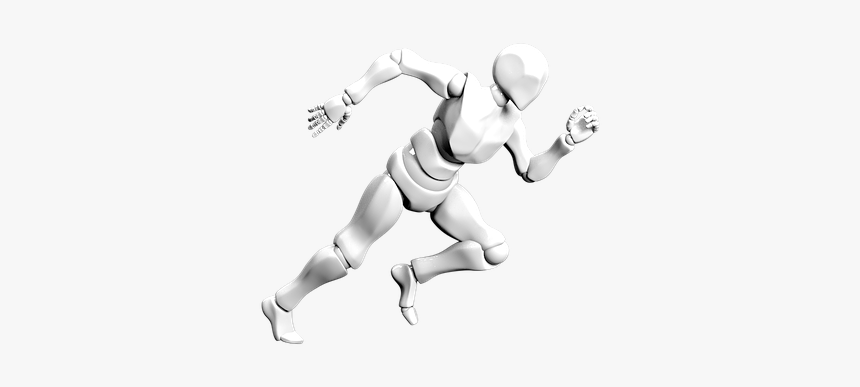 Bot, Droid, Cyborg, Running - Player, HD Png Download, Free Download