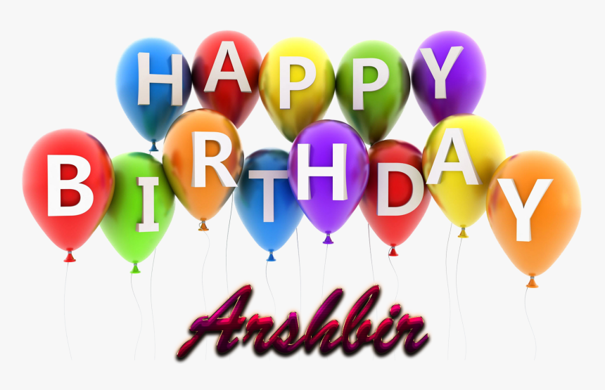 Arshbir Happy Birthday Balloons Name Png - Happy Birthday Mishti Cake, Transparent Png, Free Download