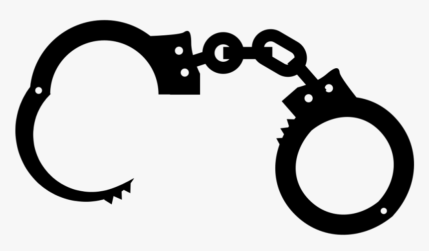 Handcuffs Svg Free Vector - Handcuff Clipart Png, Transparent Png, Free Download
