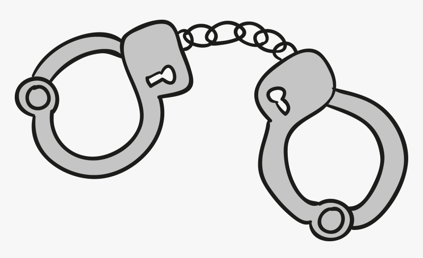 Handcuffs Clip Art - 8th Amendment Drawing Easy, HD Png Download, Free Download