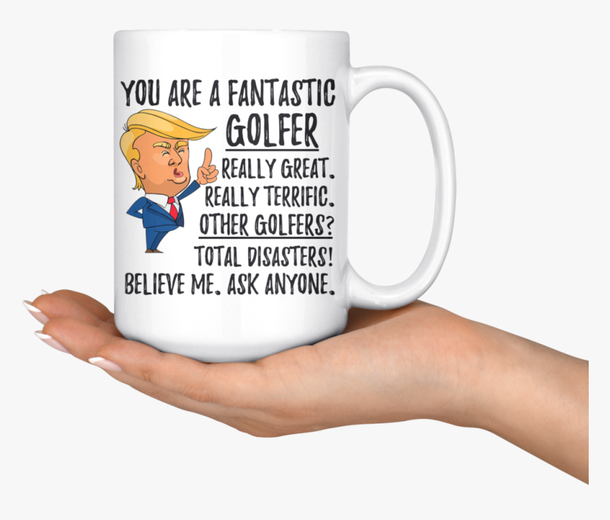 Funny Fantastic Golfer Trump Coffee Mug , Png Download - Beer Stein, Transparent Png, Free Download