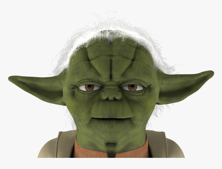 Yoda Rendering Low Poly Jedi Character - Yoda, HD Png Download, Free Download
