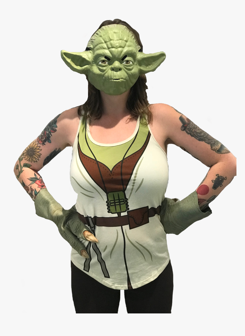 Yoda Sticker - Costume - Costume, HD Png Download, Free Download