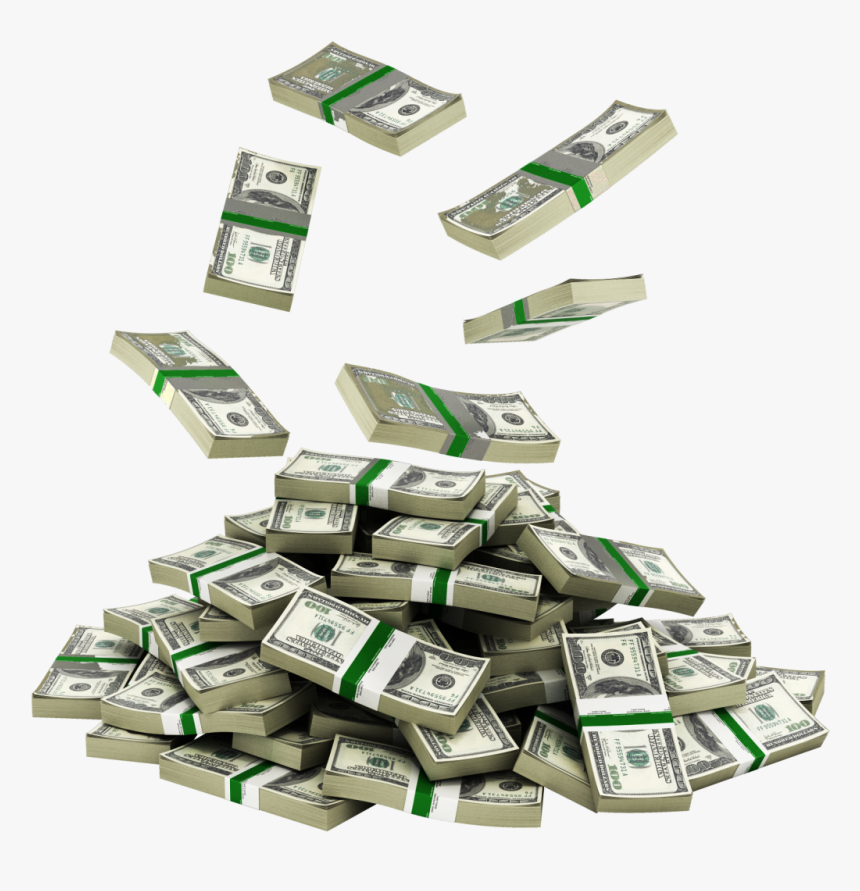 Stack Money Falling , Png Download - Pile Of Money Transparent Background, Png Download, Free Download