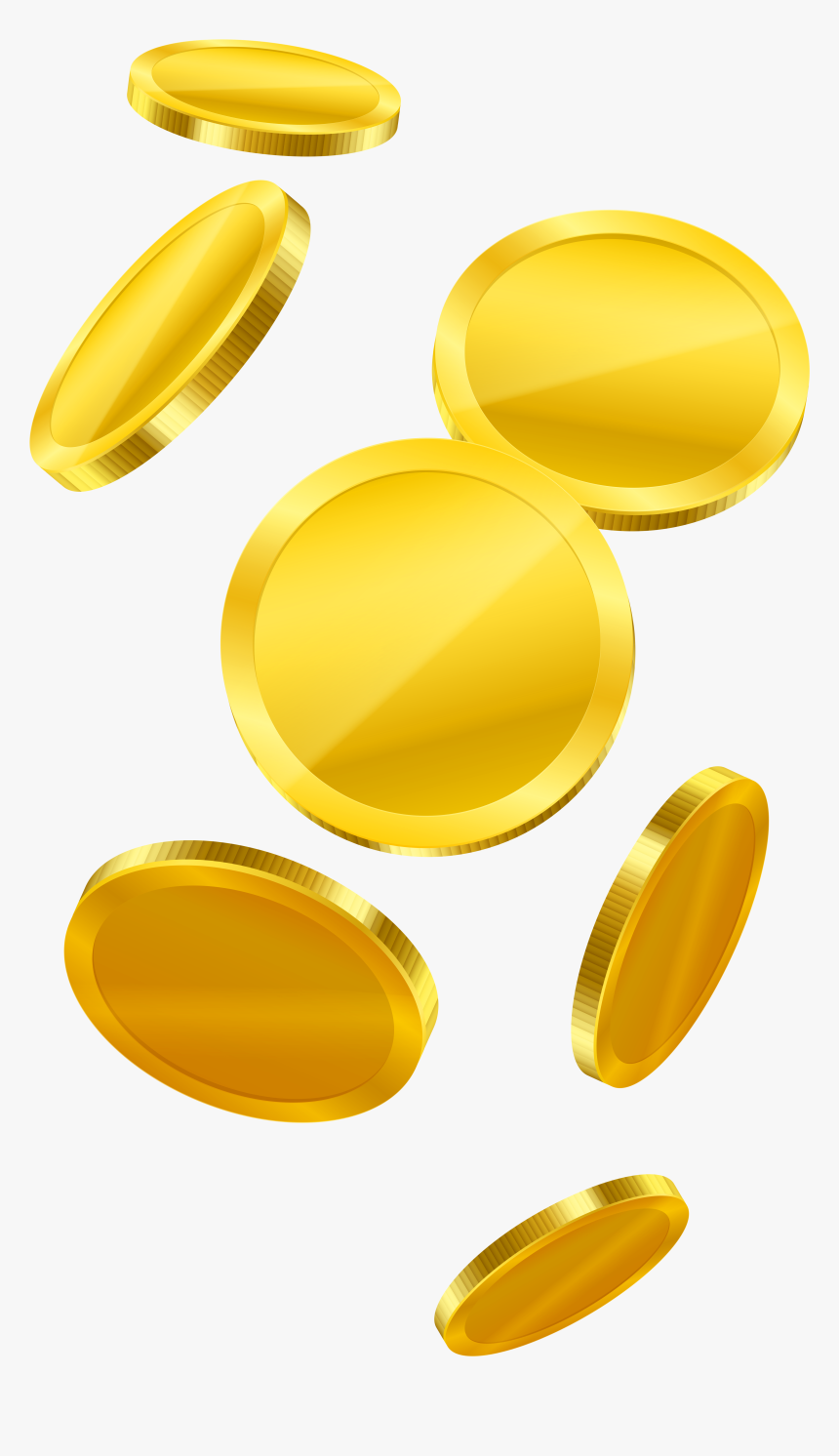 Gold Falling Coins Png Clipart - Amber, Transparent Png, Free Download