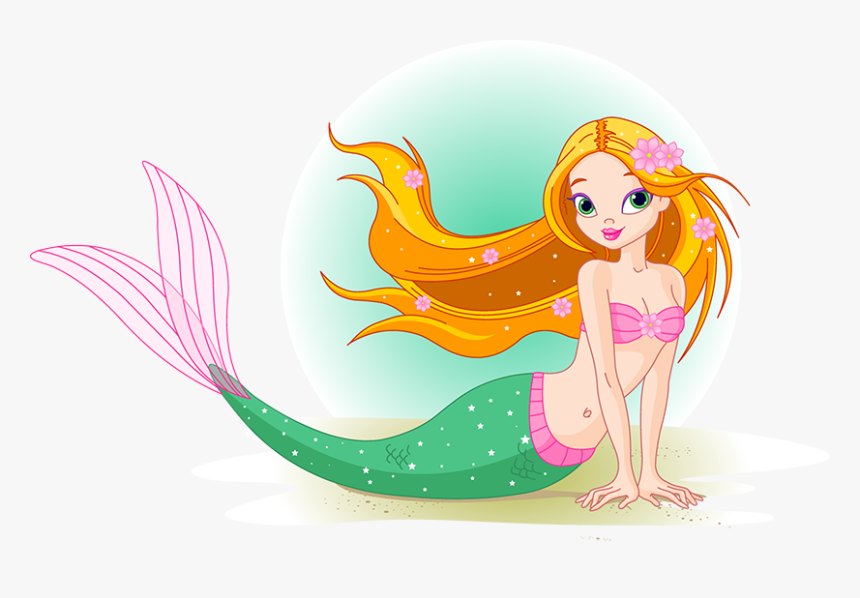 Transparent Mermaid Tail Png - Cartoon Mermaids, Png Download, Free Download