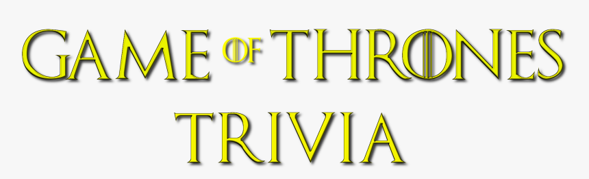 Game Of Thrones Trivia Logo, HD Png Download, Free Download
