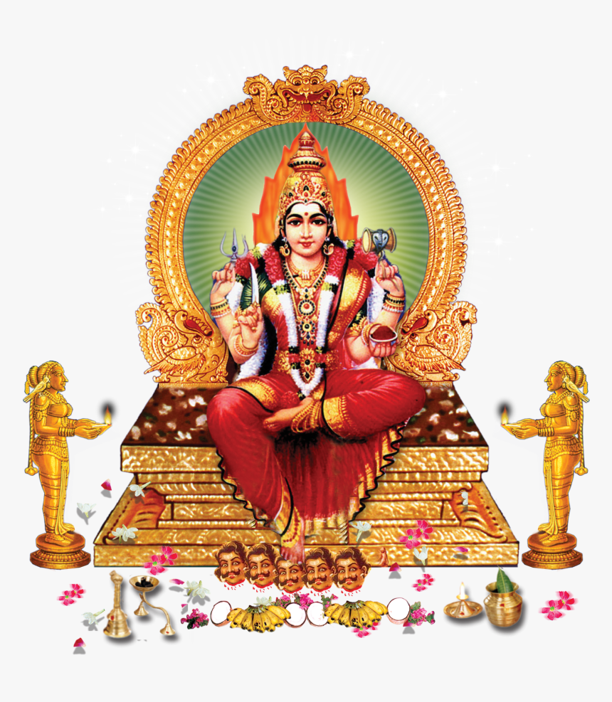 God Durga Png - God Amman Png, Transparent Png, Free Download