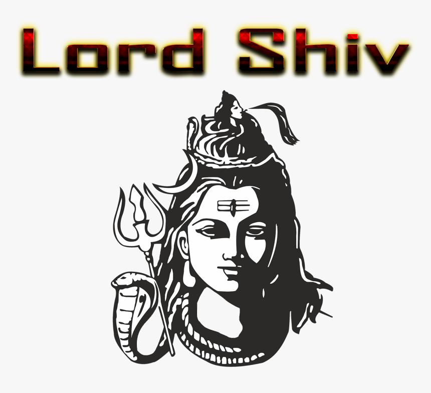 Lord Shiv Png Free Background - Shiva Lord Hd Face, Transparent Png, Free Download